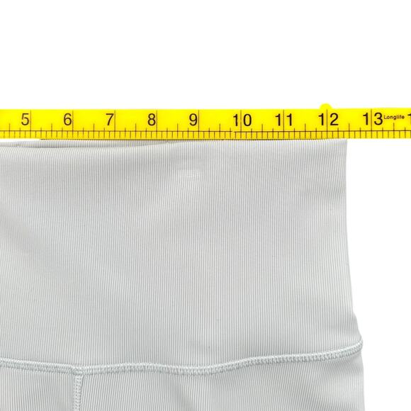 Calia Light Grey High Waisted Ribbed Athletic Performance Womens Leggings Small - Picture 7 of 9